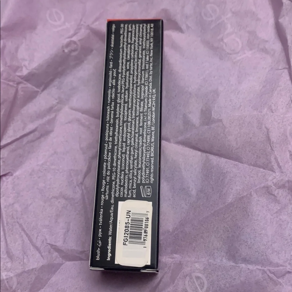 Tarte Maneater Blush & Glow Lip Gloss in Vibrant Pink strawberry